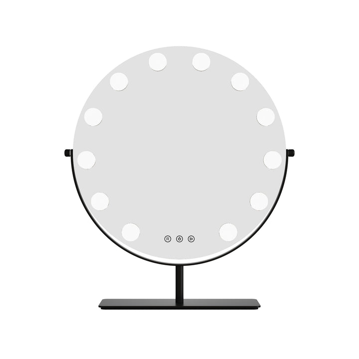 Antonia Hollywood Mirror,LED Mirror,Black