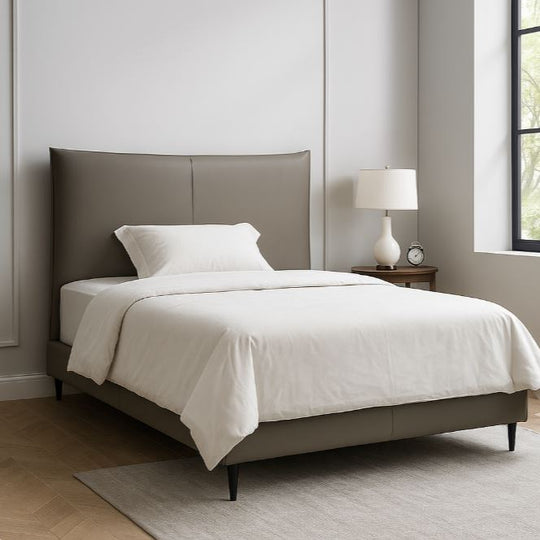 Fairbanks Bed, Dark Grey,Queen Size