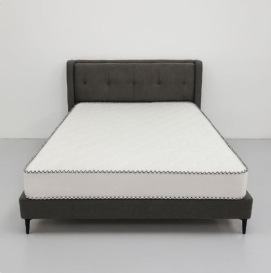 Pierre Bed, Gray Goose,Queen size