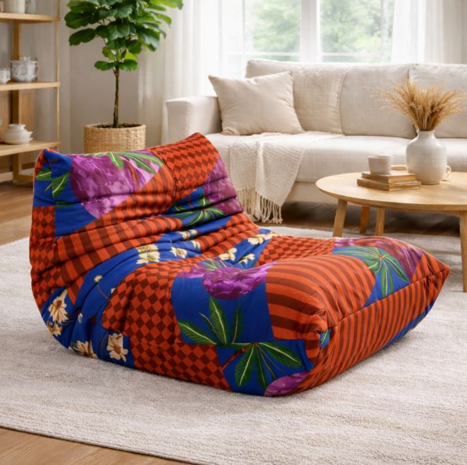 Yangkongdu Velvet Lounge Chair