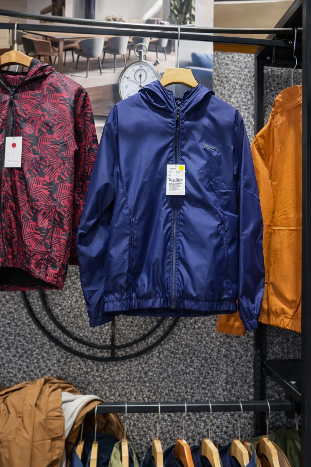 Royal Blue Lightweight Hooded Jacket
