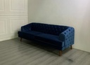 IDIYA SALEM chesterfield 3 seater Sofa-blue
