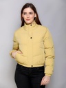 Ladies Medium Length Fancy Jacket - BA414-BA414-MUSTARD-L