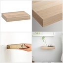 IKEA Lack Wall shelf, white stained oak effect 30x26 cm