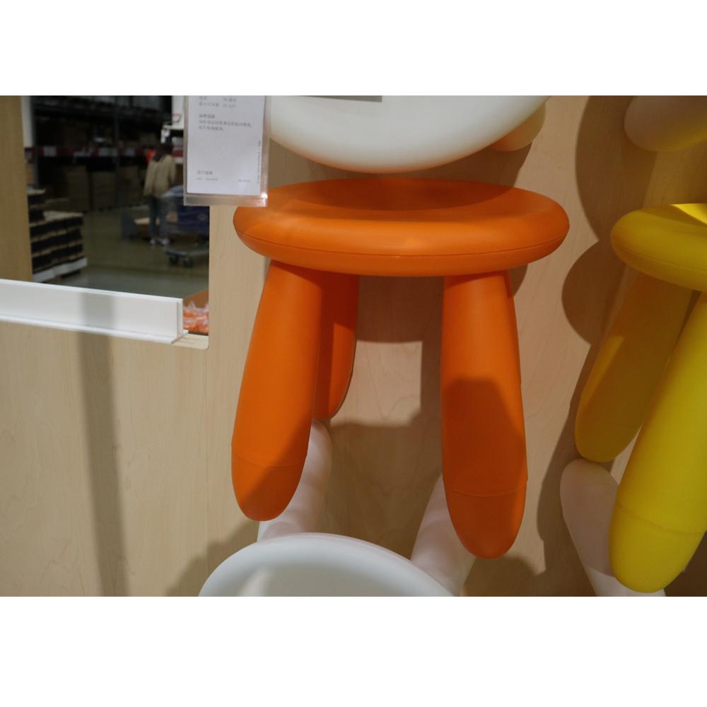 IKEA MAMMUT Children's stool, in/outdoor, orange