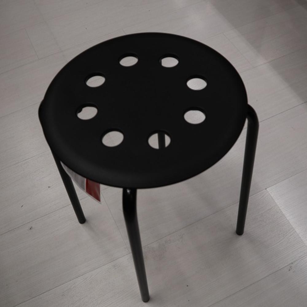 IKEA MARIUS STOOLS, black