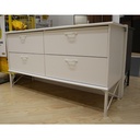 IKEA MUSKEN Chest of 4 drawers, white