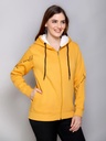 Ladies Zipper Sweatshirt - 9061SS-9061SS-MUSTARD-L