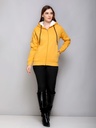 Ladies Zipper Sweatshirt - 9061SS-9061SS-MUSTARD-L