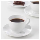 IKEA VARDERA COFFEE CUP AND SAUCER