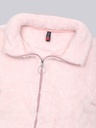 Ladies Zipper Sweatshirt With Collar - 9088SS-9088SS-PINK-L