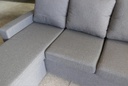 Idiya KARAMAY L shaped sofa , GREY