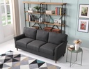 Idiya UCAYALI 3 SEATER sofa Dark Grey