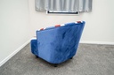 LIDO Armchair, blue-red