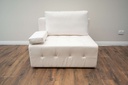 NORWICH modular 4 seater sofa settting, white   black   grey