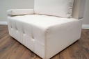 NORWICH modular 4 seater sofa settting, white   black   grey