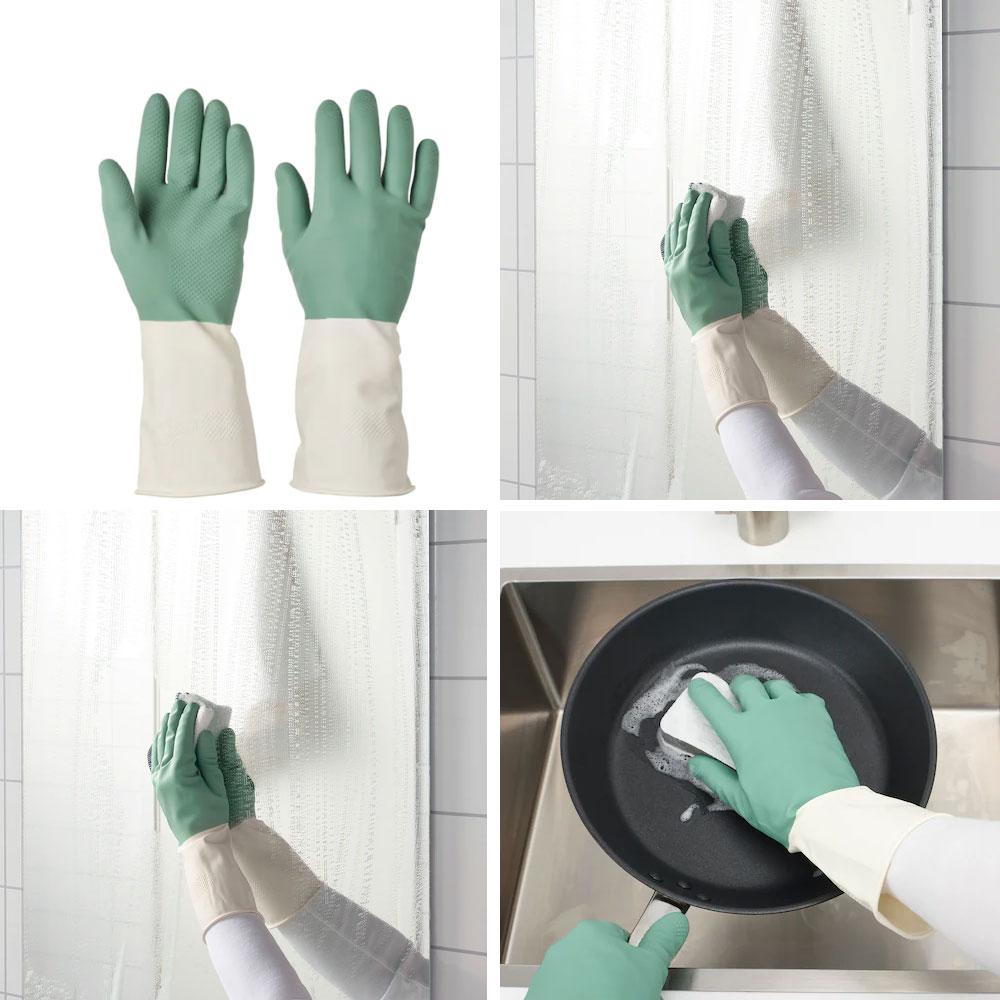 Ikea RINNIG Cleaning gloves green M