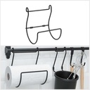 Ikea HULTARP Kitchen roll holder black