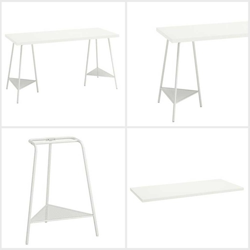 IKEA LAGKAPTEN - TILLSLAG Desk White 140×60 cm