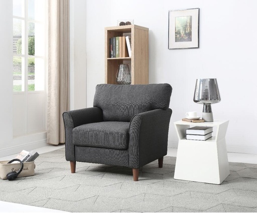 UCAYALI Armchair, 1 Seater Dark Grey