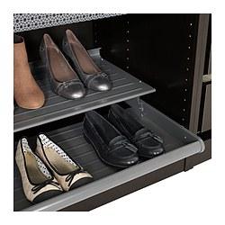 IKEA KOMPLEMENT Pull-out shoe shelf, dark grey