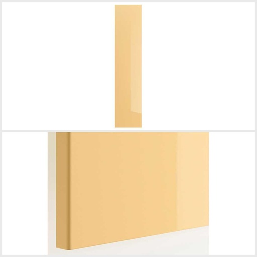 IKEA FARDAL Door, High-Gloss Yellow 50X229 cm