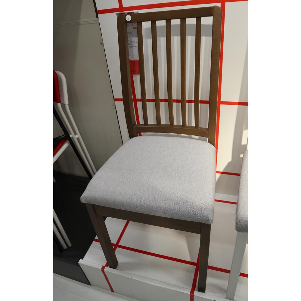 Ikea EKEDALEN Chair, brown/Orrsta light grey