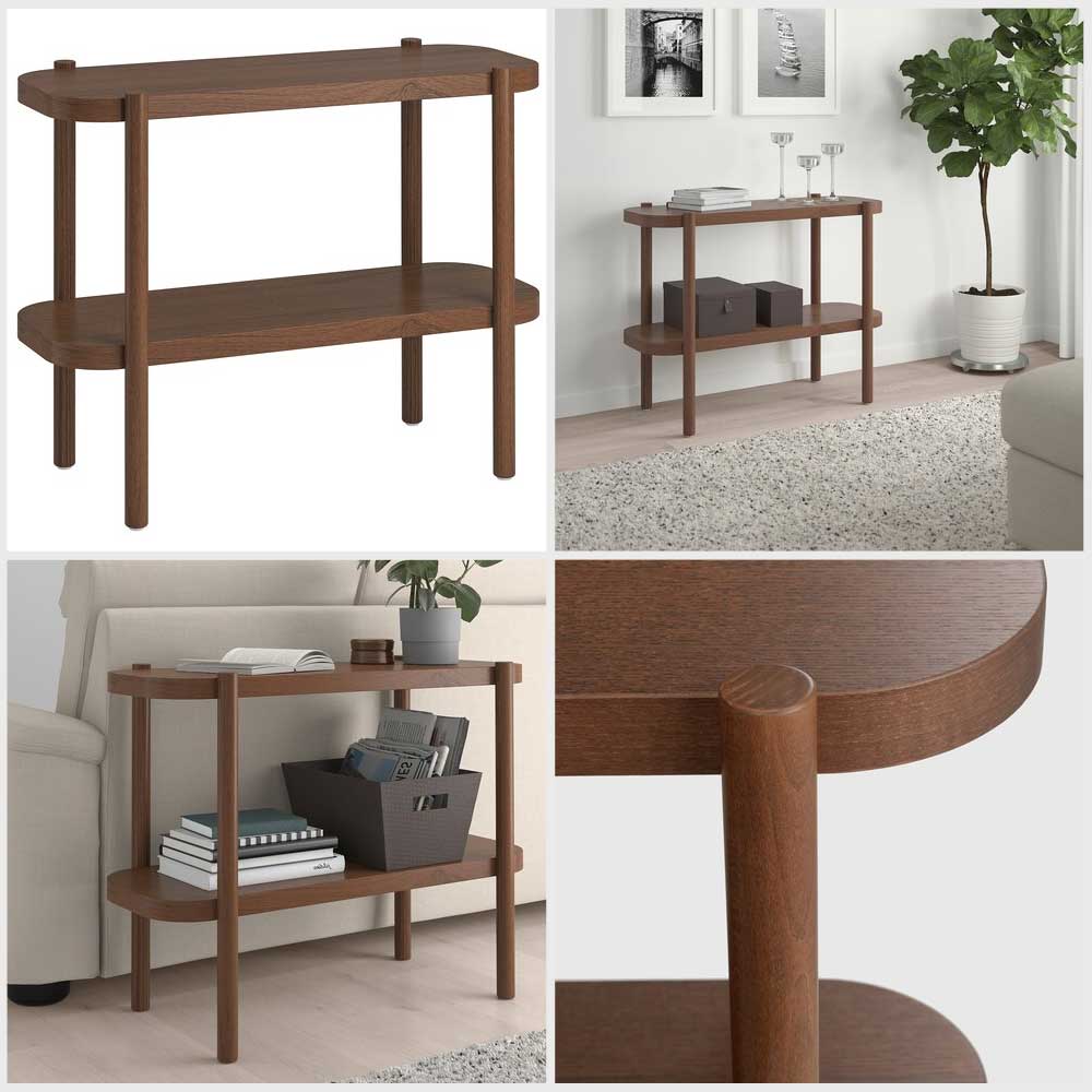 Ikea LISTERBY Console table brown 92x38x71 cm