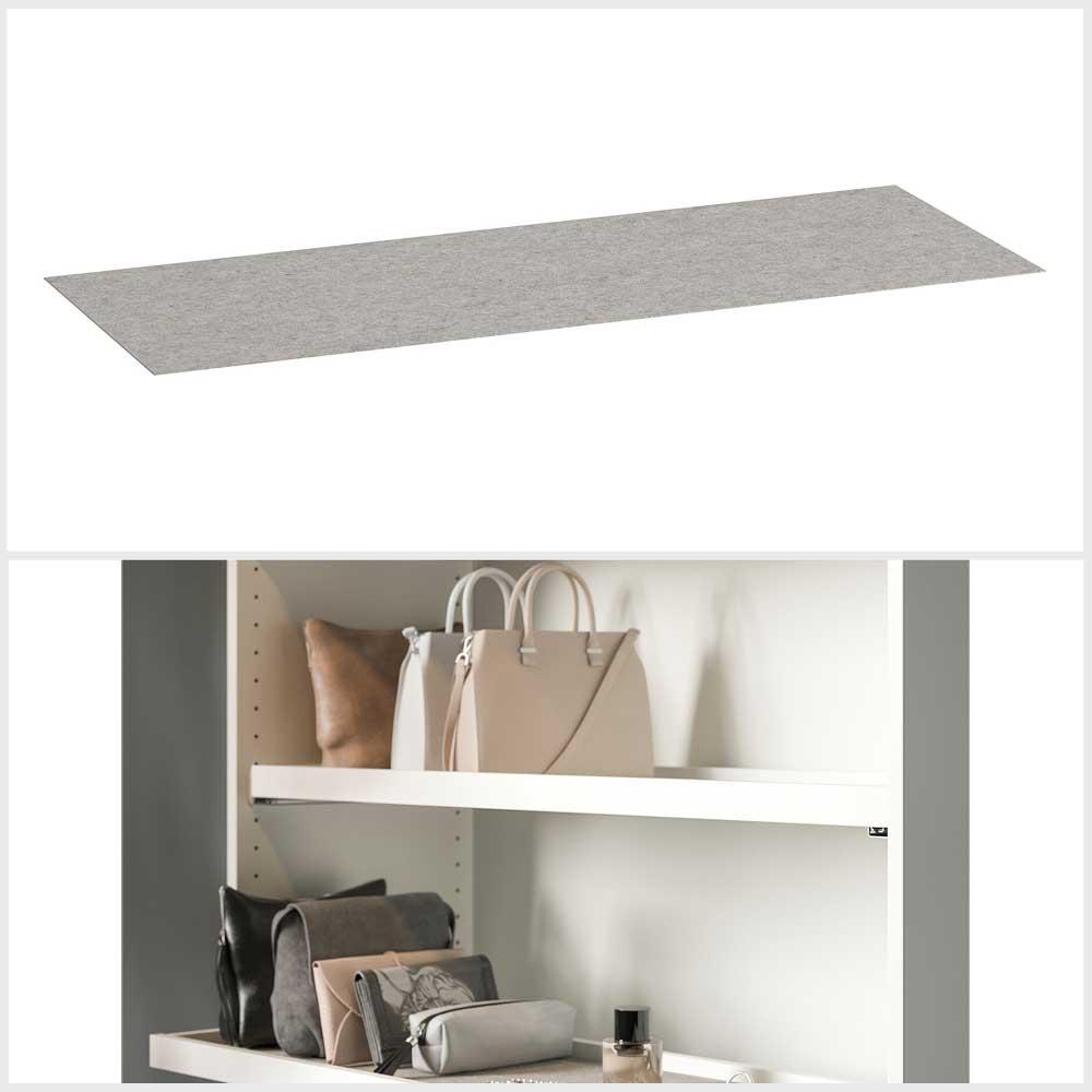 Ikea KOMPLEMENT Drawer mat, light grey 90x30 cm