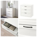 IKEA SONGESAND Chest of 3 drawers, white82x81 cm