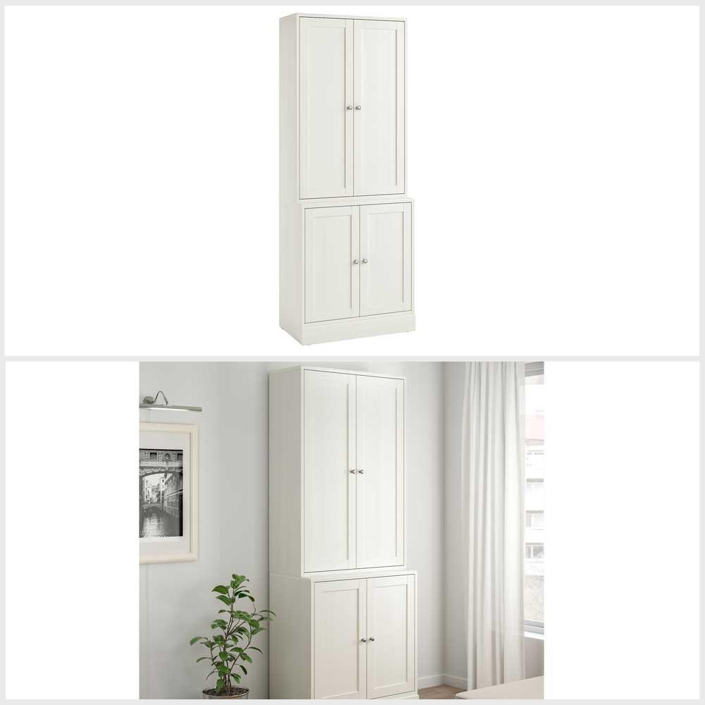 Ikea HAVSTA Storage combination with doors, white