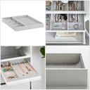 Ikea KOMPLEMENT Insert for pull-out tray, light grey 50x58 cm