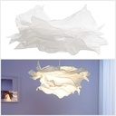 Ikea KRUSNING Pendant lamp shade, white, 85 cm