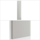 Ikea FARDAL Door, high-gloss light grey 50x229 cm