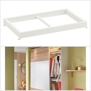 Ikea KOMPLEMENT Clothes rail, white 50x35 cm