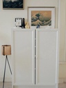 Ikea BILLY - OXBERG Bookcase with doors, white,Size 80x30x106 cm