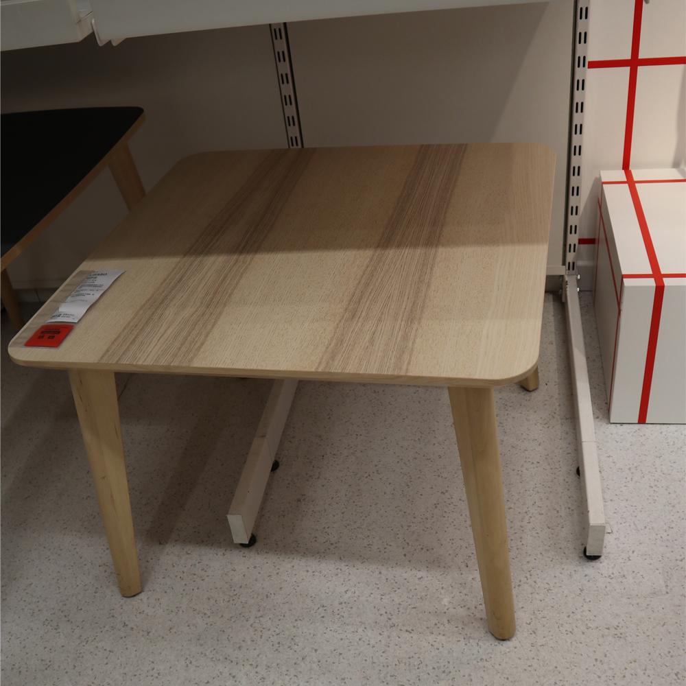 Ikea LISABO Coffee table, ash veneer 70x70 cm