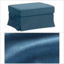 Ikea EKTORP Footstool cover, Tallmyra blue (cover only)