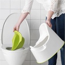 IKEA LOCKIG Children's potty, white green, green