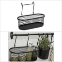 Ikea HULTARP Container black, mesh 31x16 cm