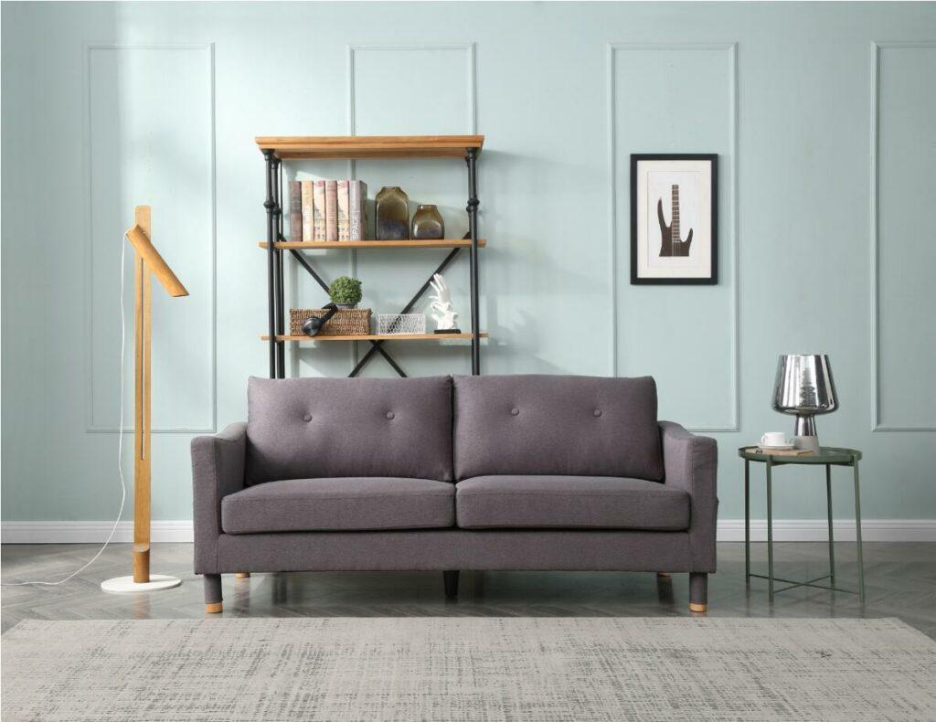Zaire Dark Grey Sofa Set (3+2+1 Seater)
