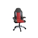 Idiya Ottawa office Chair ,Black/light grey/Red