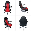Idiya Ottawa office Chair ,Black/light grey/Red