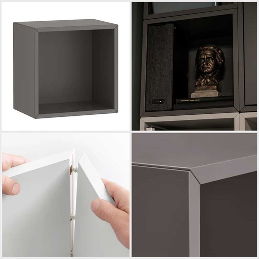 IKEA EKET Cabinet Dark Grey 35X25X35 cm