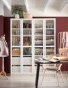 IKEA OXBERG Glass Door, White