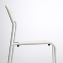 IKEA Melltorp Table and 2 Nisse Folding Chairs, White Color