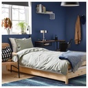 Ikea UTAKER stackable bed with 2 mattresses pine-Asvang firm 80x200 cm