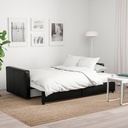 IKEA FRIHETEN Three-Seat Sofa-Bed, Bomstad Black