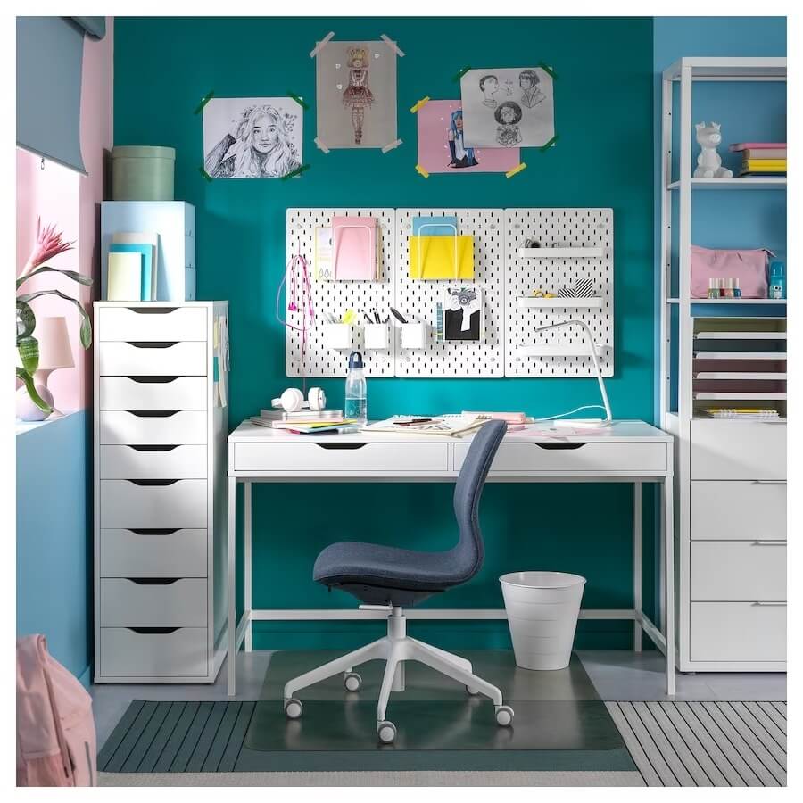 IKEA ALEX Desk 132X58cm,white