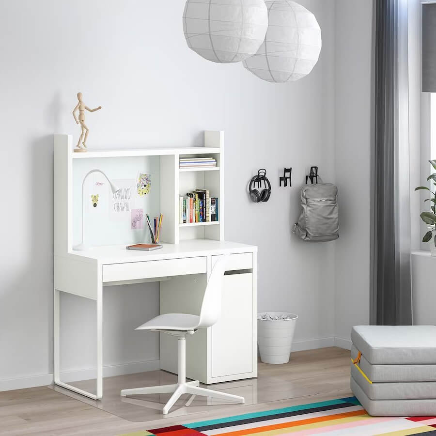 IKEA MICKE Workstation, White